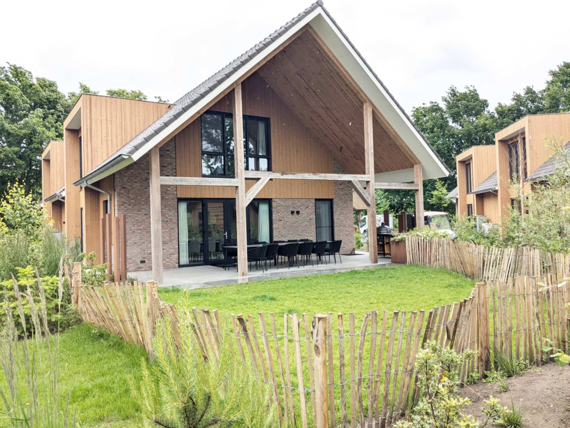 Veluwevilla met omheining